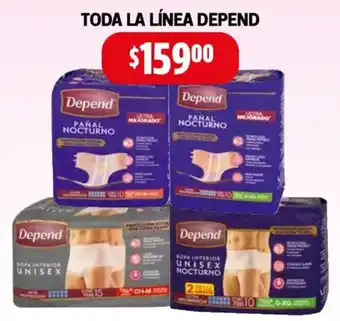 Farmacias Guadalajara Depend pañal nocturno oferta