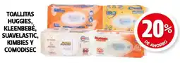 Farmacias Guadalajara Toallitas huggies, kleenbebé, suavelastic, kimbies y comodisec oferta