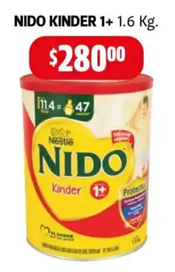 Farmacias Guadalajara Nido kinder 1+ oferta
