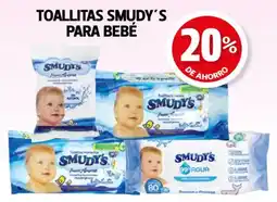 Farmacias Guadalajara Smudy's toallas para bebe oferta