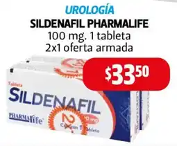 Farmacias Guadalajara Pharmalife Sildenafil 100 mg oferta