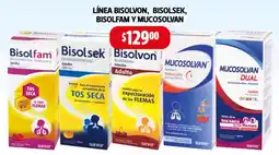 Farmacias Guadalajara Línea bisolvon, bisolsek, bisolfam y mucosolvan oferta