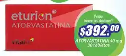 Farmacias Similares Eturion Atorvastatina 40 mg oferta
