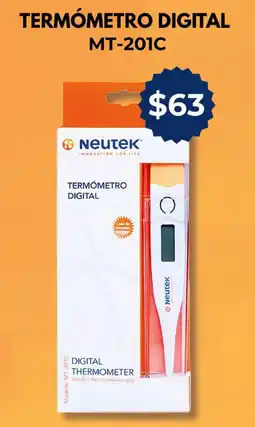 Farmacias Similares Neutek termómetro digital oferta