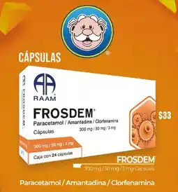 Farmacias Similares Frosdem 300mg/50mg/3mg oferta