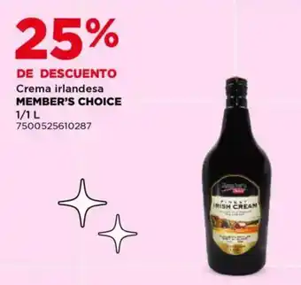 Member's Choice crema irlandesa