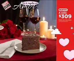 City Club Pastel de chocolate oferta