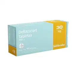Farmacias Benavides 30 mg Deflazacort oferta