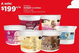 City Club Member's Choice helados oferta