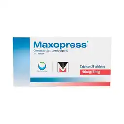 Farmacias Benavides 40 mg Olmesartán/5 mg Amlodipino oferta