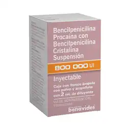 Farmacias Benavides 800 000 UI Bencilpenicilina oferta