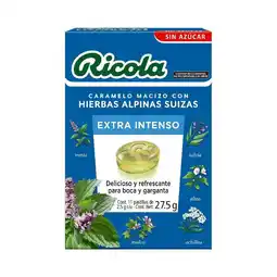 Farmacias Benavides Caramelo Macizo con Hierbas Alpinas Suizas Sabor Extra Intenso Sin Azúcar oferta