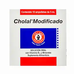 Farmacias YZA Cholal Suplemento Alimenticio 5Ml 10 Amp oferta