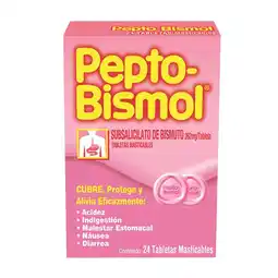 Farmacias YZA Pepto Bismol 24 Tabs oferta