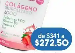 Farmacia San Pablo Justcollagen colágeno hidrolizado sabor fresa 210g. oferta