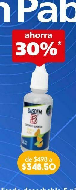 Farmacia San Pablo Gasdem b suplemento alimenticio cítricos+zinc 30ml oferta