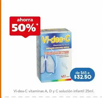 Farmacia San Pablo Vi-dea-c vitaminas a, d y c solución infantil 25ml oferta