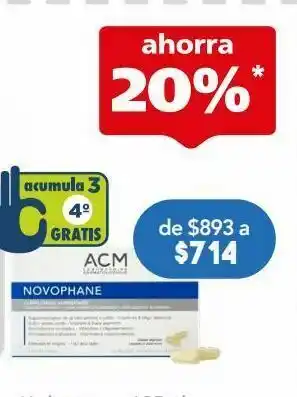 Farmacia San Pablo Acm novophane suplemento alimenticio 60 cápsulas. oferta