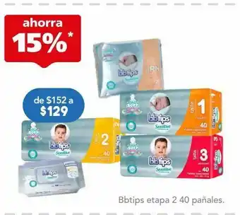 Farmacia San Pablo Bbtips etapa 2 40 pañales oferta