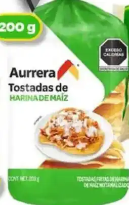 Bodega Aurrerá Aurrera tostadas de harina de maíz oferta