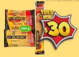 Bodega Aurrerá La Moderna pastas oferta