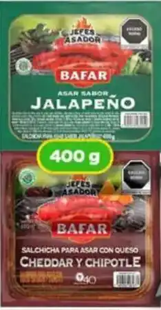 Bodega Aurrerá Bafar jalapeño o cheddar y chipotle oferta