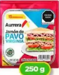 Bodega Aurrerá Aurrera jamón de pavo virginia oferta