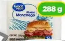 Bodega Aurrerá Great Value queso manchego oferta