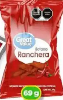 Bodega Aurrerá Great Value botana ranchera oferta