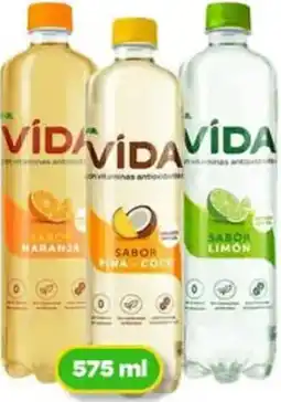 Bodega Aurrerá Vida naranja/piña-coco/limon oferta