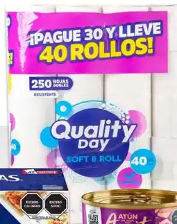 Soriana Híper Quality day papel higiénico oferta