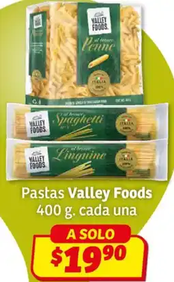 Soriana Híper Valley foods pastas oferta