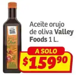 Soriana Híper Valley foods aceite orujo de oliva oferta