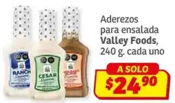 Soriana Híper Valley foods aderezos para ensalada oferta