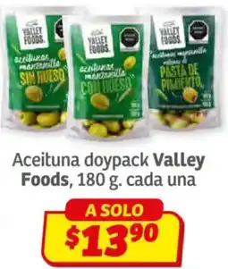 Soriana Híper Valley foods aceituna doypack oferta