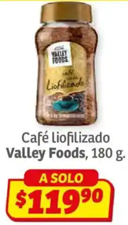 Soriana Híper Valley foods café liofilizado oferta