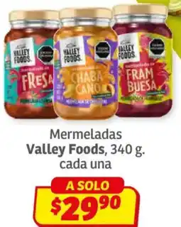 Soriana Híper Valley foods mermeladas oferta