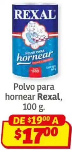 Soriana Híper Rexal polvo para hornear oferta