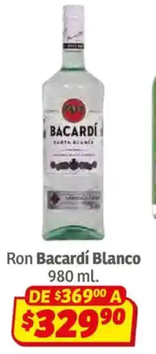 Soriana Híper Bacardí blanco ron oferta