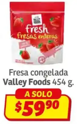 Soriana Híper Valley foods fresa congelada oferta