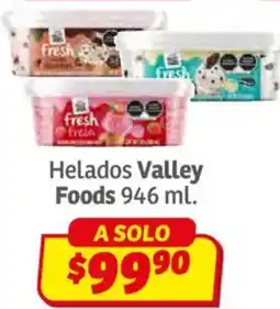 Soriana Híper Valley foods helados oferta
