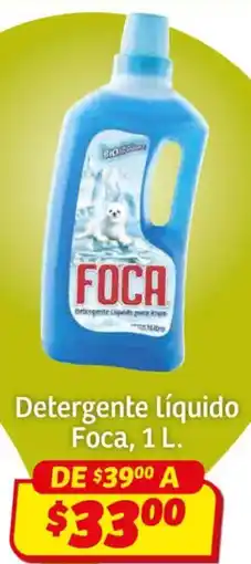 Soriana Híper Foca detergente líquido oferta