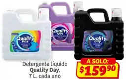 Soriana Híper Quality day detergente líquido oferta