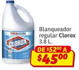 Soriana Híper Cloro blanqueador regular oferta