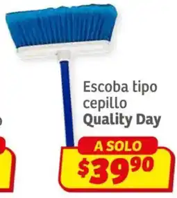 Soriana Híper Quality day escoba tipo cepillo oferta