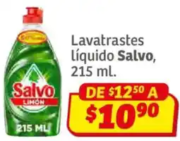 Soriana Híper Salvo lavatrastes líquido oferta