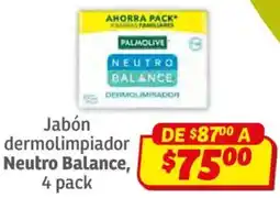 Soriana Híper Neutro balance jabón dermolimpiador oferta