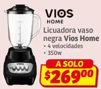 Vios home licuadora vaso negra
