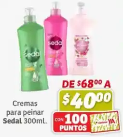 Soriana Híper Sedal cremas para peinar oferta
