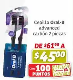 Soriana Híper Oral-B cepillo advanced carbón oferta
